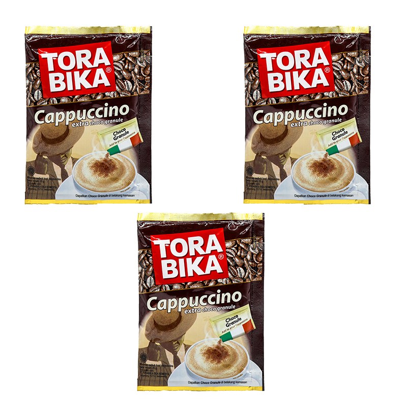 کاپوچینو ترابیکا اورجینال torabika بسته 3 عددی 25 گرمی