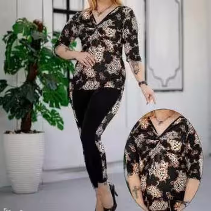 بلوز شلوار گره ای جدید