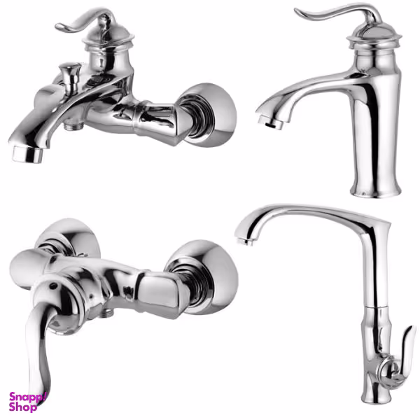 ست شیرآلات البرز روز مدل اسپیرال کد ES01