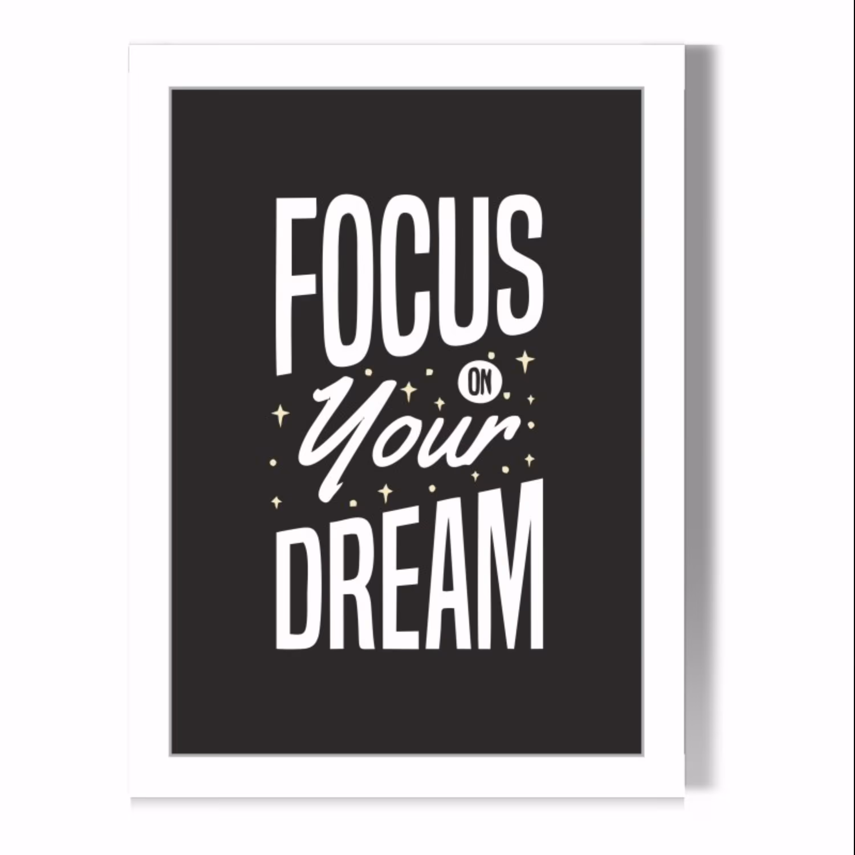 تابلو طرح انگیزشی من متفاوت ام  سایز 30 در 21