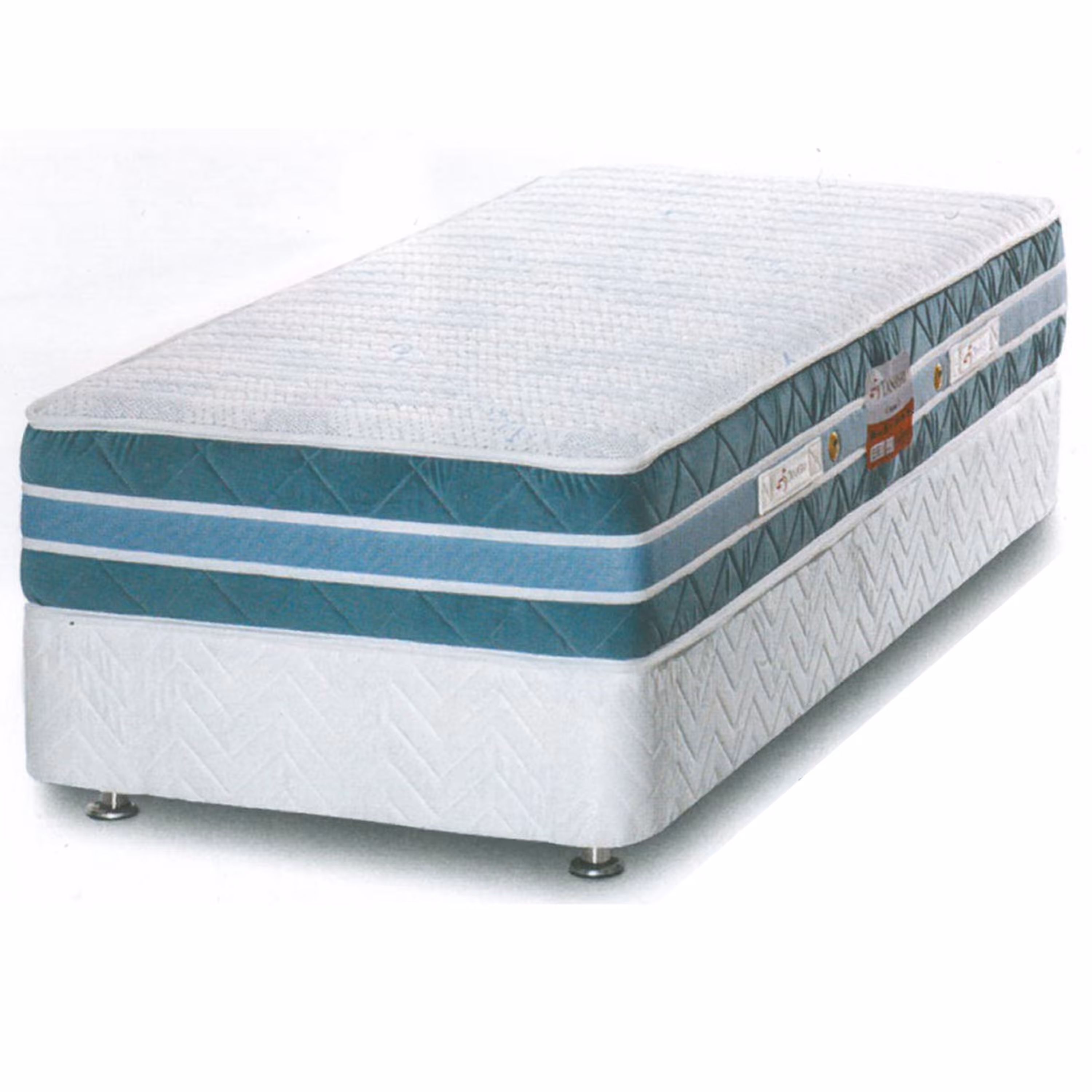 تشک تخت تن آسای مدل بایوکر همراه با  پد ضد آب سایز دو نفره 160 ) 108 ماه ضمانت