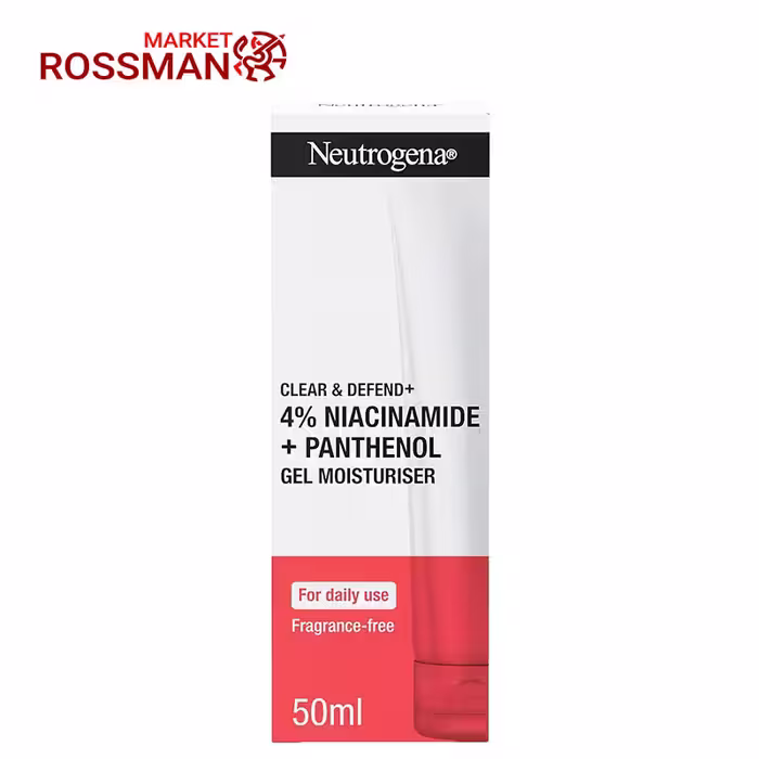 ژل مرطوب کننده نوتروژینا Neutrogena حاوی نیاسینامید و پانتنول حجم 50 میلی لیتر