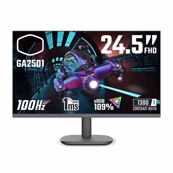 مانیتور گیمینگ کولر مستر مدل GA2501 سایز 24.5 اینچ
