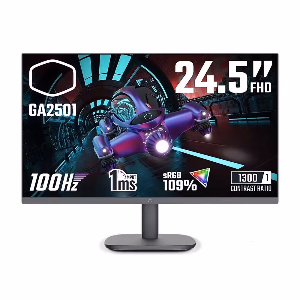 مانیتور گیمینگ کولر مستر مدل GA2501 سایز 24.5 اینچ