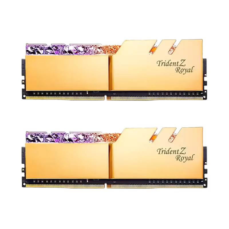 رم جی اسکیل Trident Z Royal Gold RGB DDR4 64GB (2x32GB) 3600MHz CL16 | آی تی هوم