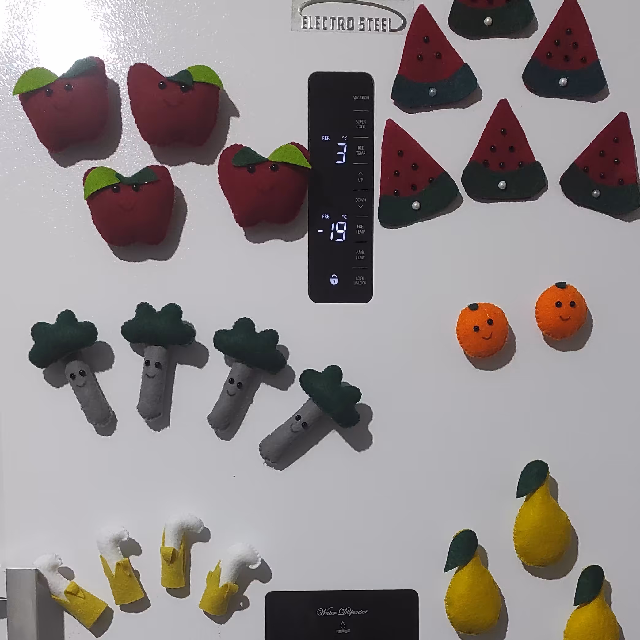 مگنت های میوه و بستنی نمدی زیبا 