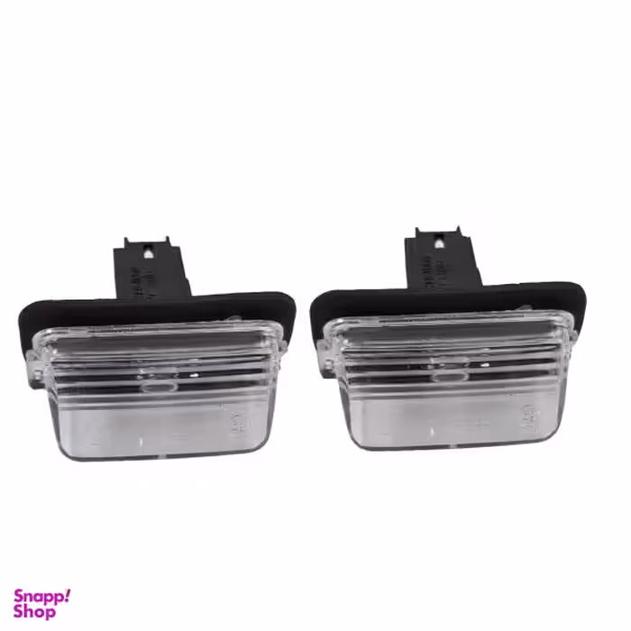 چراغ پلاک خودرو مدل P-03 مناسب برای پژو پرشیا بسته 2 عددی