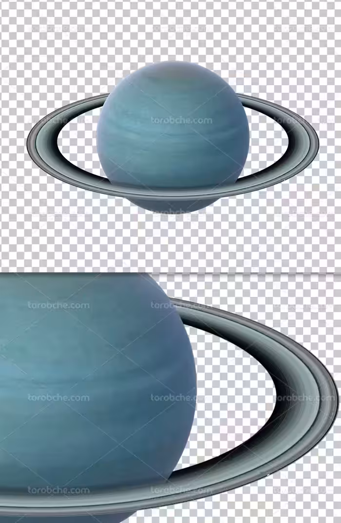 عکس اورانوس دوربری شده | گرافیک با طعم تربچه