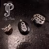 نیم ست نقره تاج پاشا کد 2002