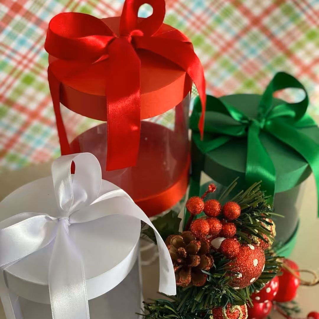 پک 10عددی باکس استوانه ای طلقی یلدایی