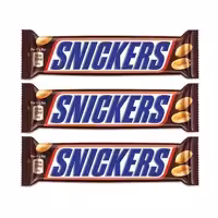 شکلات اسنیکرز با طعم و تیکه های بادام زمینی بسته 24 عددی