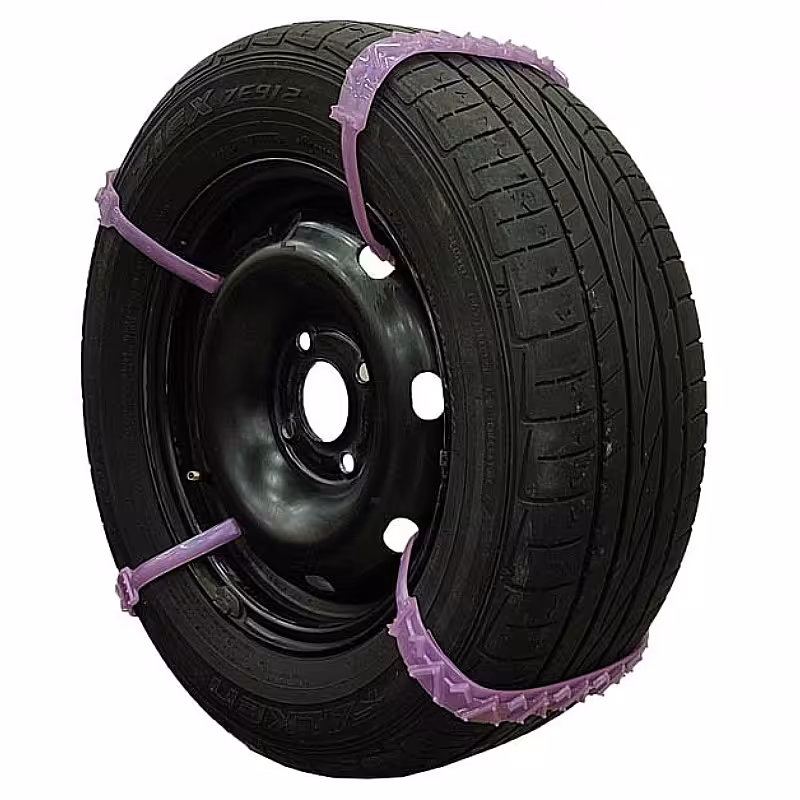 زنجیر چرخ لکسوس کروک IS300 یخشکن دار کمربندی پلیمری (ژله ای) بسته 8 عددی مدل ترکیه ای