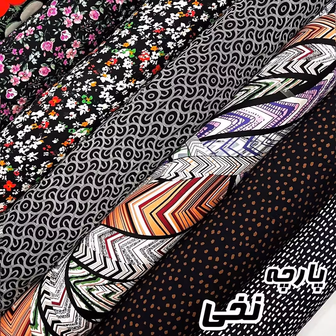 پارچه نخی  مناسب برای شومیز و مانتو و پیراهن و دامن و شلوار  ه6ب