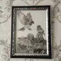 تابلوی نقاشی سیاهقلم