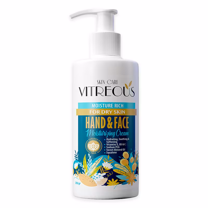 کرم مرطوب کننده دست و صورت پوست خشک ویتروس 250 گرم
