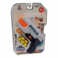 تفنگ بازی تیر ابری دوکاره کد 00453