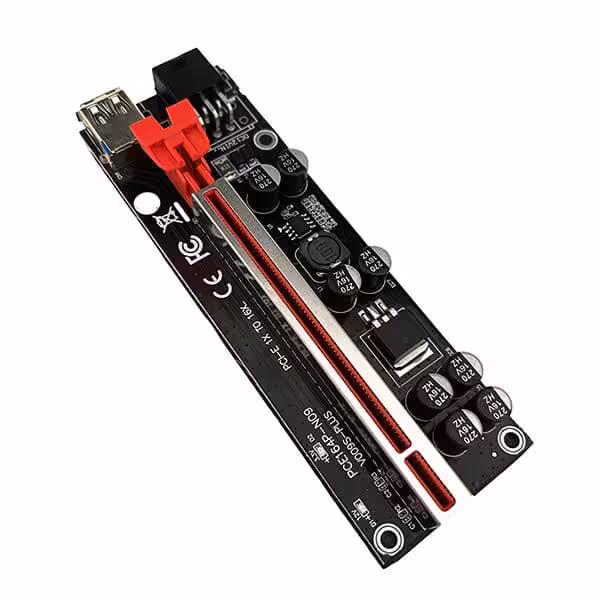 رایزر کارت گرافیک تبدیل PCI EXPRESS 1X به 16Xمدل 009S plus