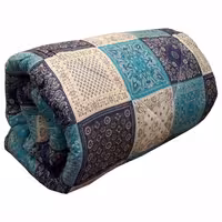 لحاف کرسی سندس طرح چهل تکه سایز 350 در 350 سانتی متر