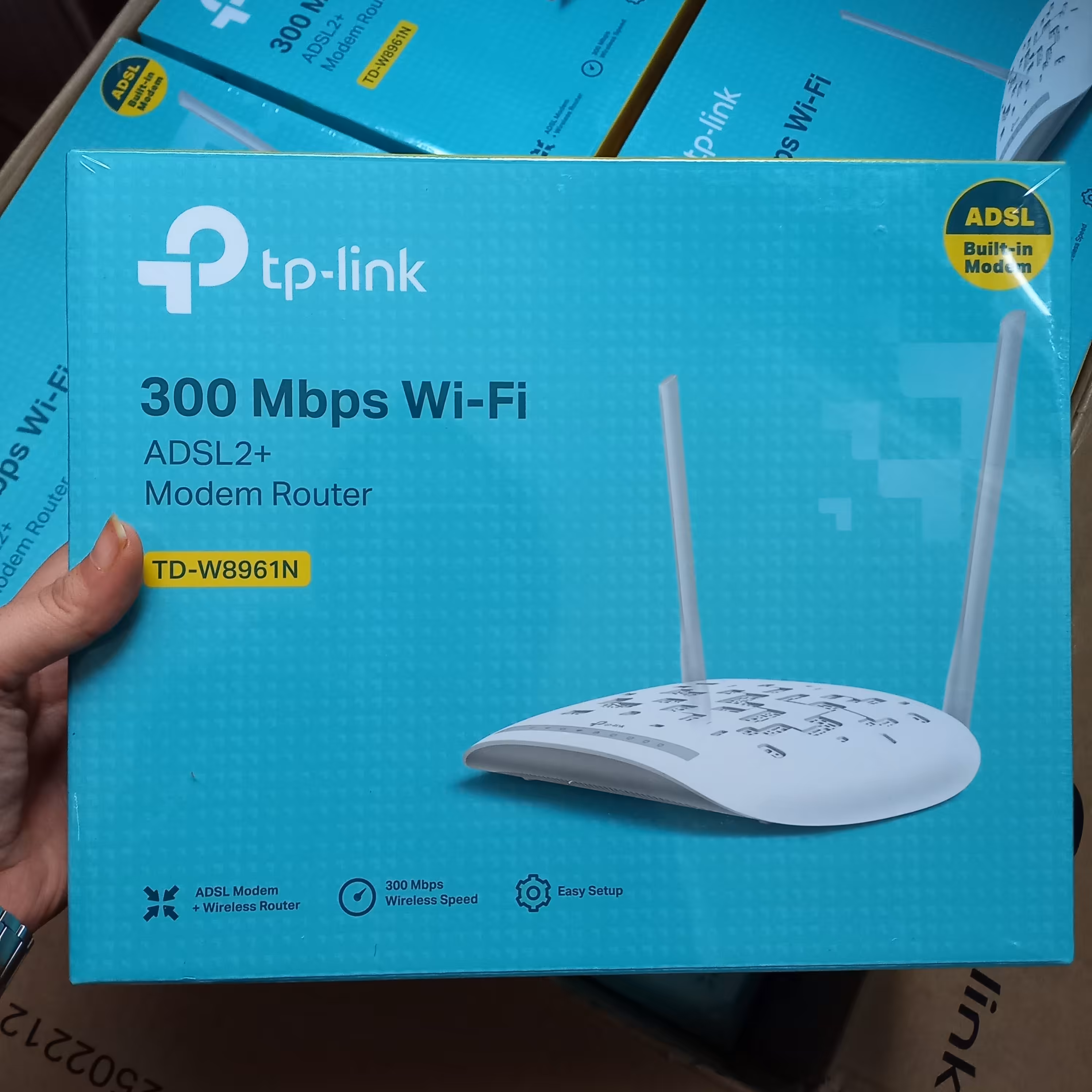 مودم روتر  بیسیم  ADSL2  Plus  تی پی لینک مدل  W8961N 