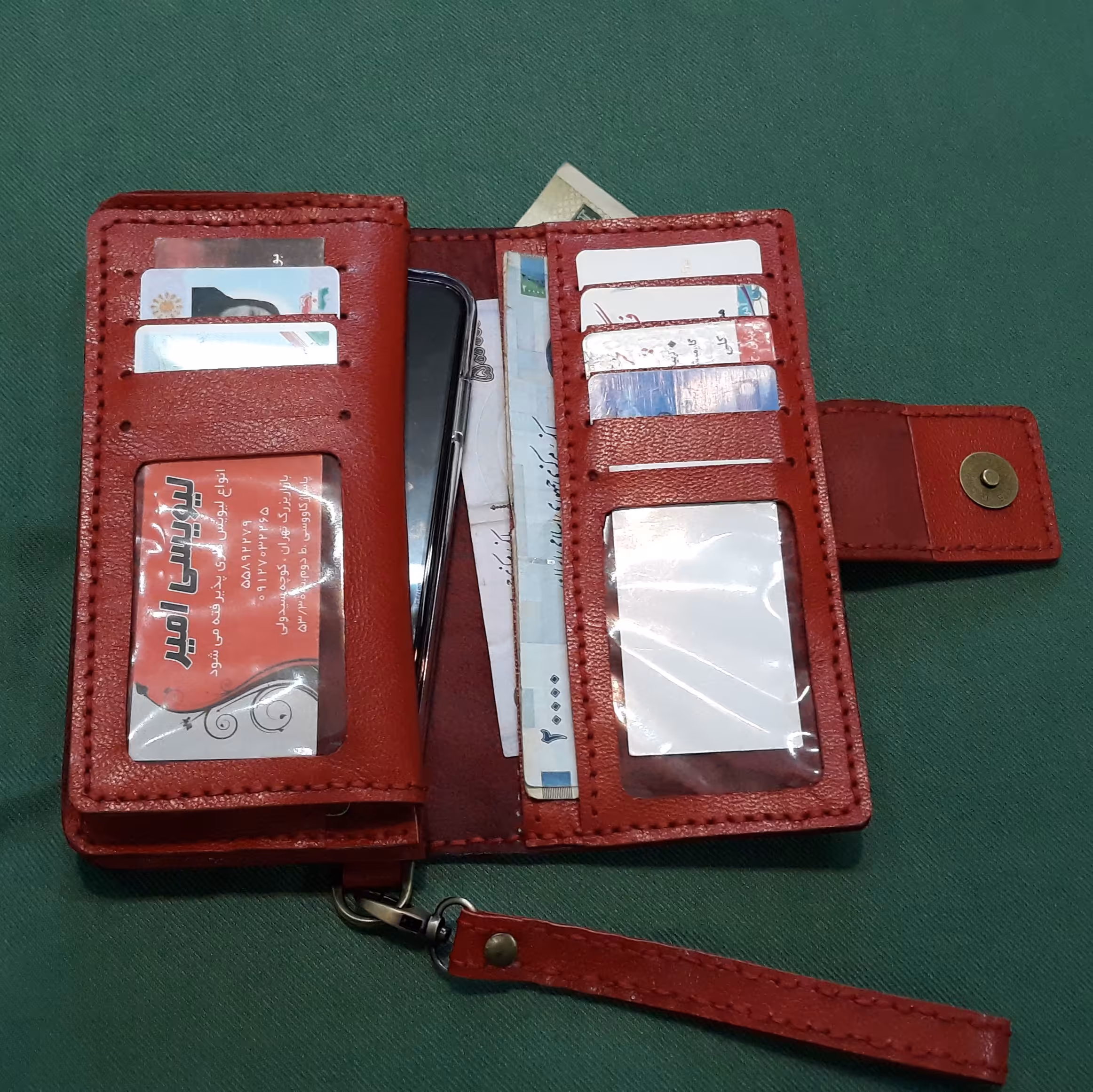 کیف دستدوز چرمی