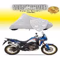 چادر موتورسیکلت خاکستری HONDA CRF1000L آفریقا دوقلوهای ماجراجویی ورزشی DCT سازگار با برزنت سیکلت رنگ WestCover