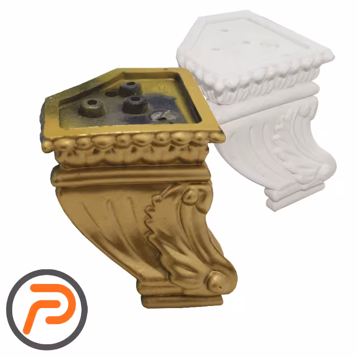 پایه پلاستیکی منبت 10 سانتیمتر