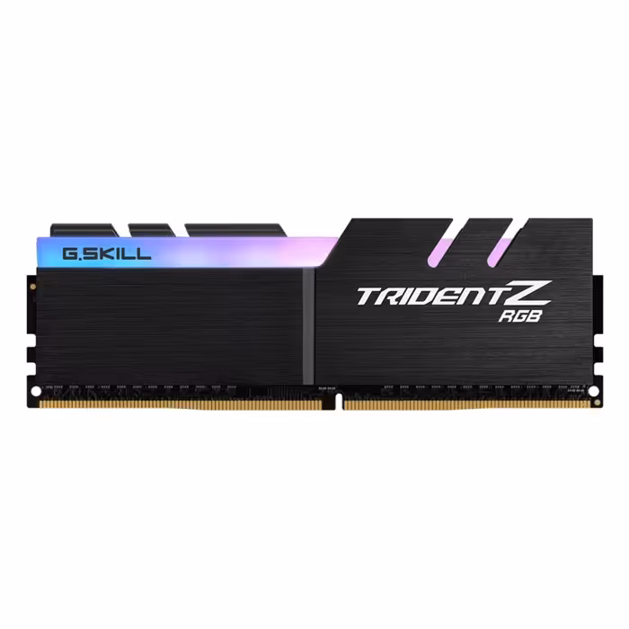 رم کامپیوتر DDR4 تک کاناله 3200 مگاهرتز CL16 جی اسکیل Trident Z RGB ظرفیت 8 گیگابایت