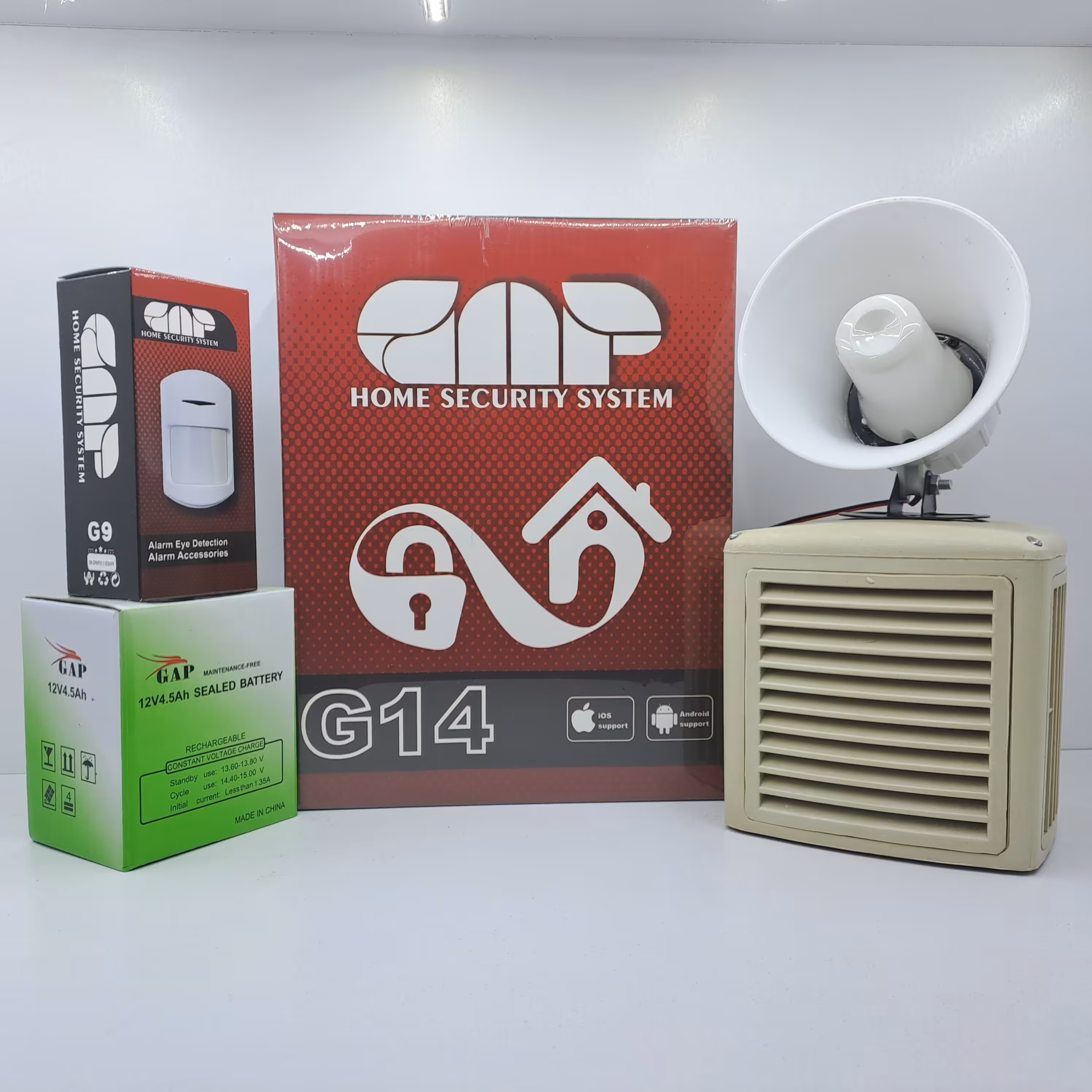 پک دزدگیر سیم کارتی گپ G14  با  لوازم فابریک کد 2005