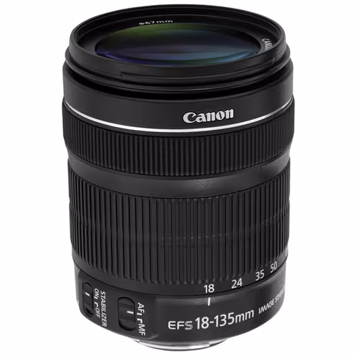 لنز کانن Canon EF-S 18-135mm f/3.5-5.6 IS STM % - اگزیف