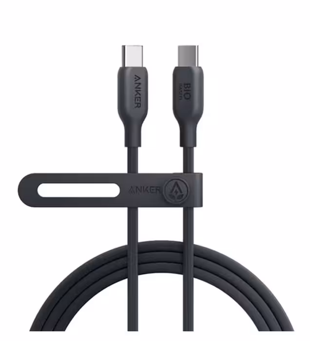 کابل شارژ USB-C به USB-C انکر مدل Bio-Based A80F2 طول 1.8 متر