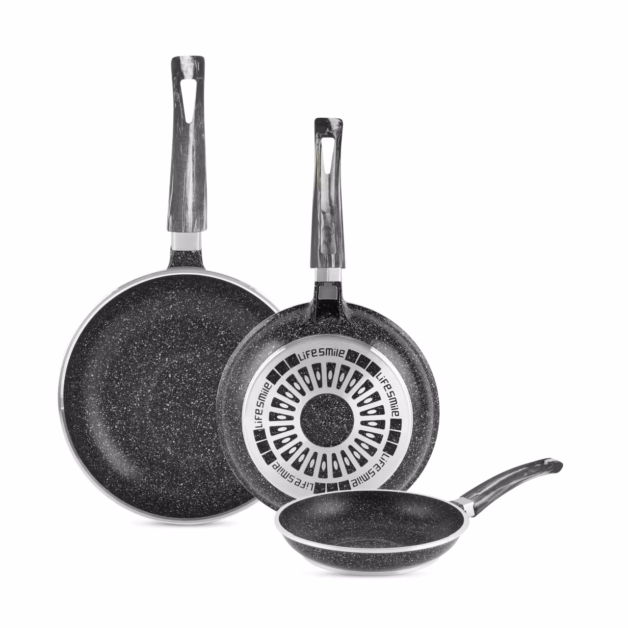 سرویس تابه 3 پارچه لایف اسمایل مدل 2FSETBB