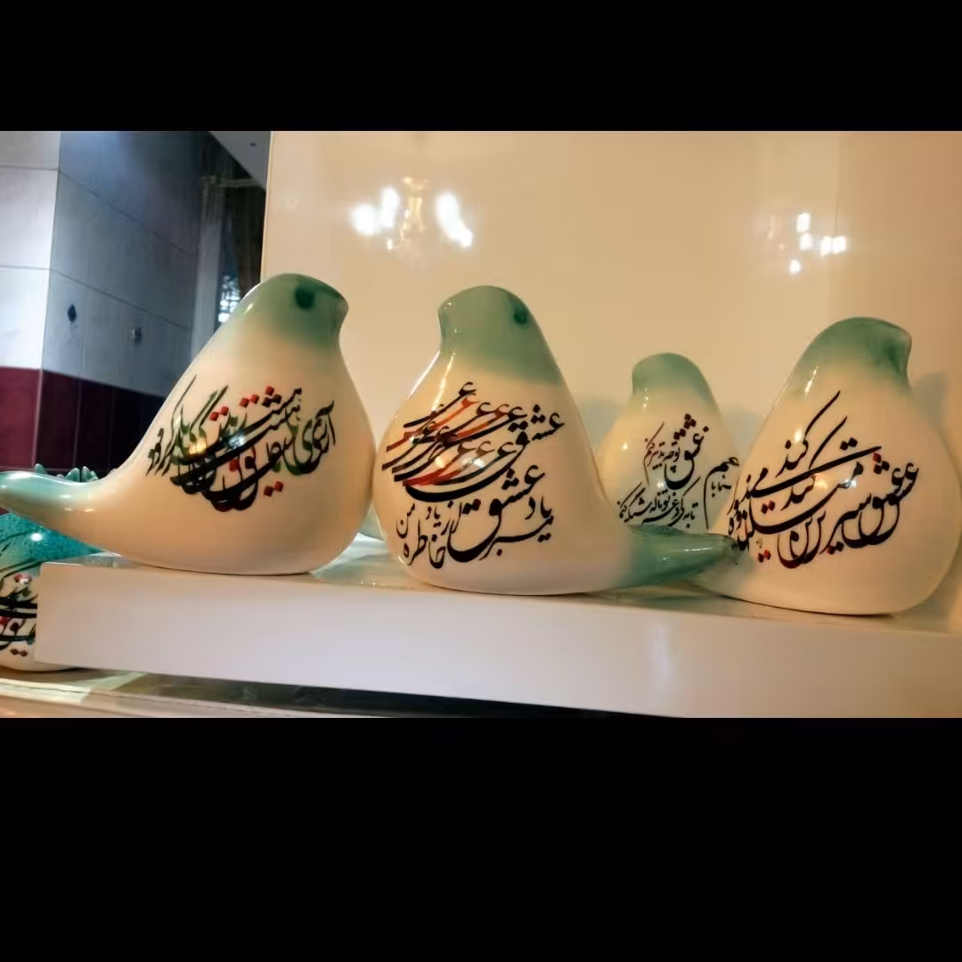 مرغ آمین های سیاه مشق سایز بزرگ