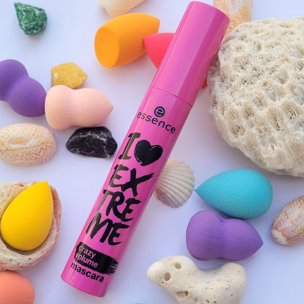 ریمل اسنس صورتی اصلی بارکددار essenceحجم دهنده مژه