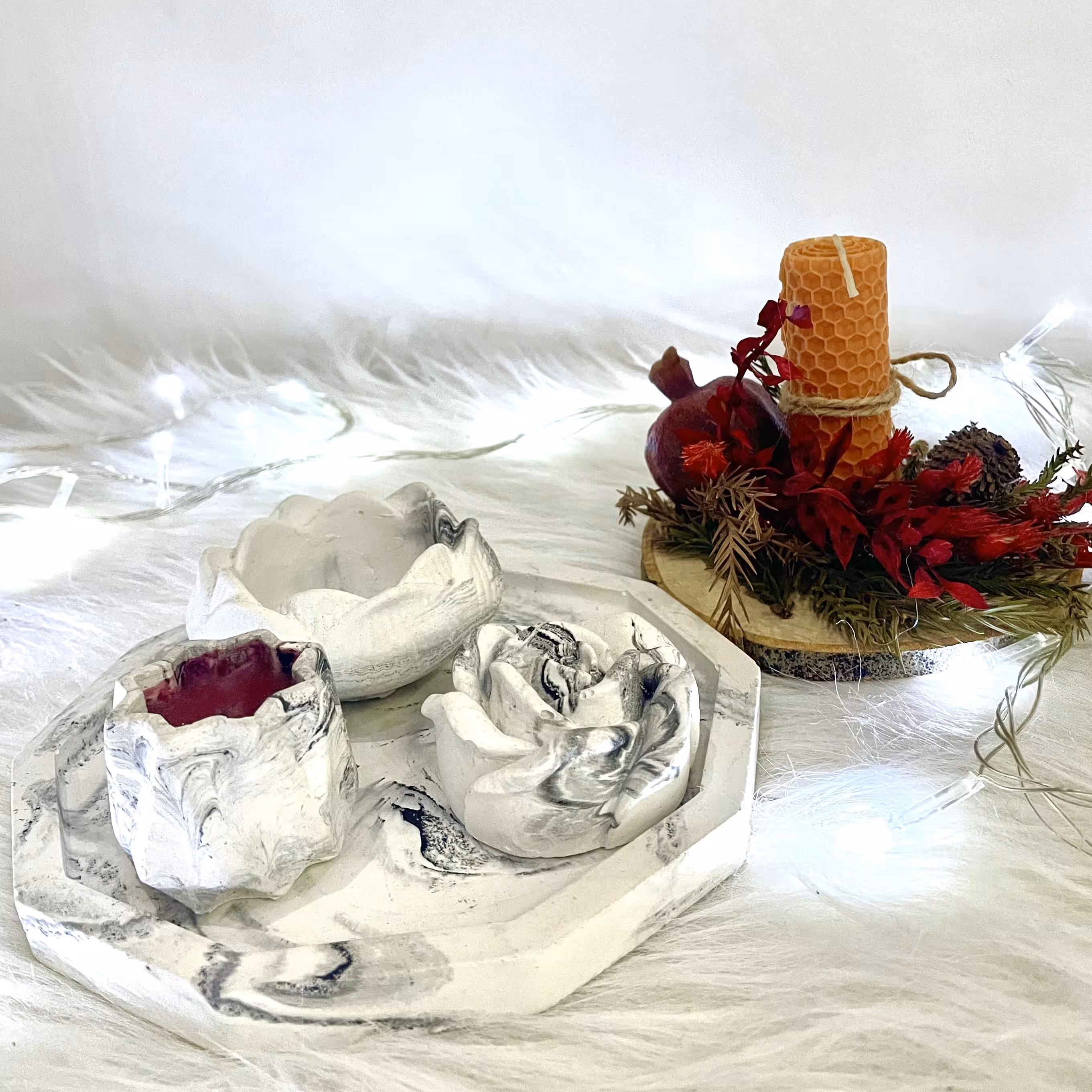 ست جاشمعی و جاعودی مناسب برای هرنوع  سلیقه 