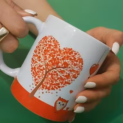 ماگ طرح عشق