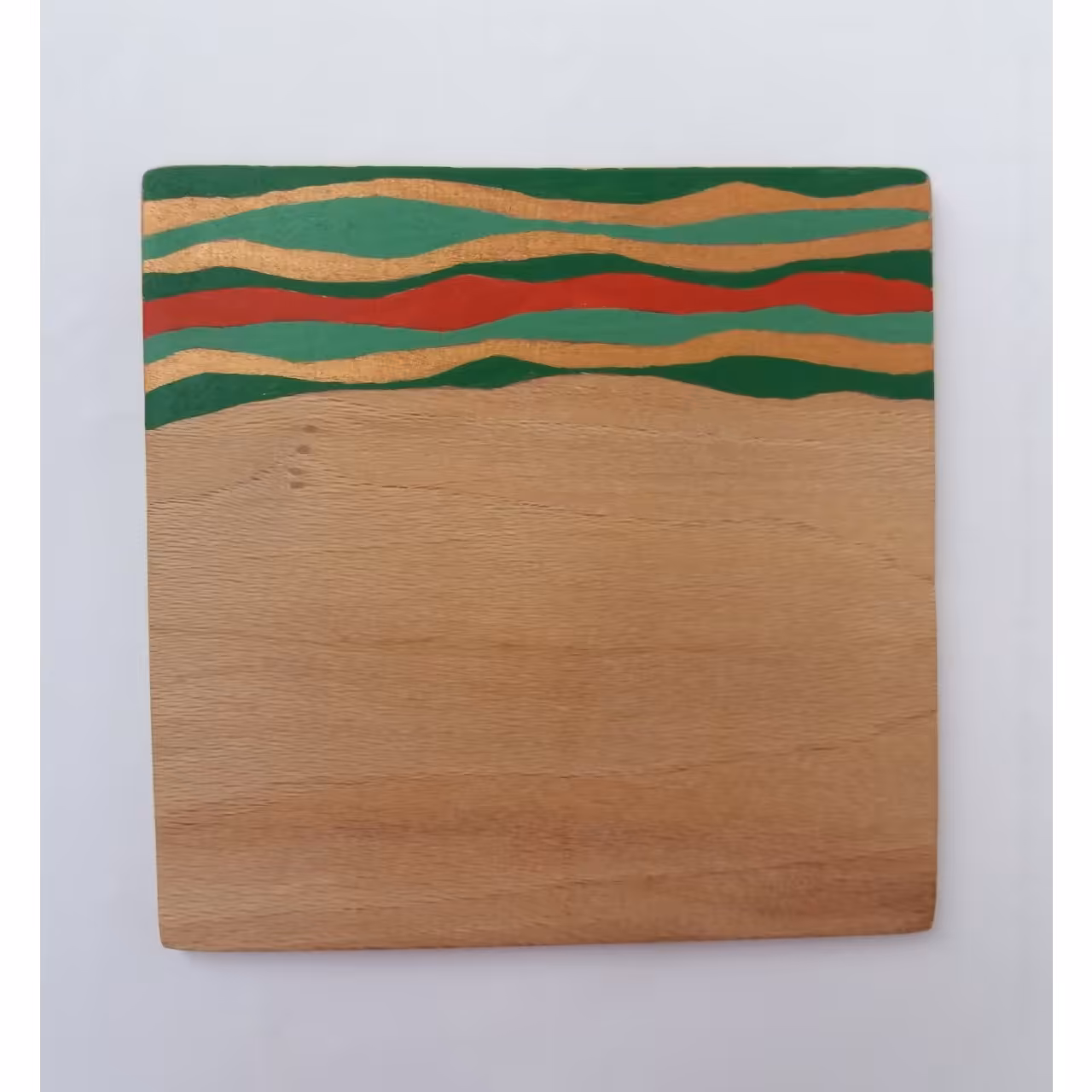 زیرلیوانی چوبی