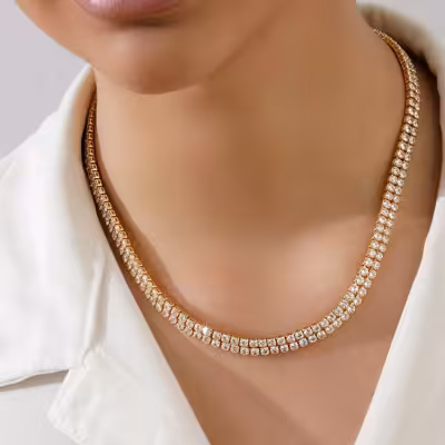 گردنبند تنیسی Yellow