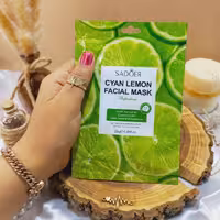 ماسک ورقه ای صورت  لیمو  ضد چین و چروک و از بین برنده خطوط ریز صورت