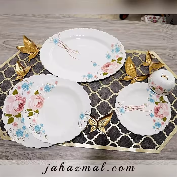 سرویس آرکوپال مقصود طرح پیکو صورتی 25 پارچه