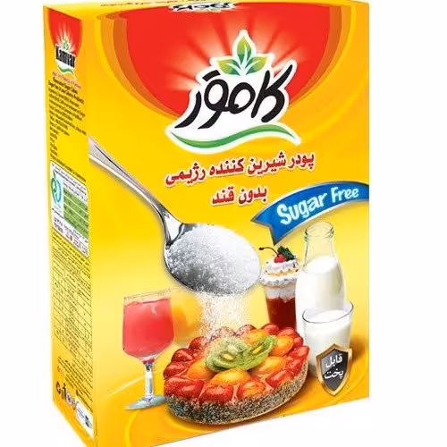 پودر شیرین کننده رژیمی بدون قند کامور 