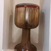 تنبک سه مهر ویژه گردو یک تکه شیرانی 