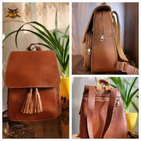 کوله پشتی چرم 