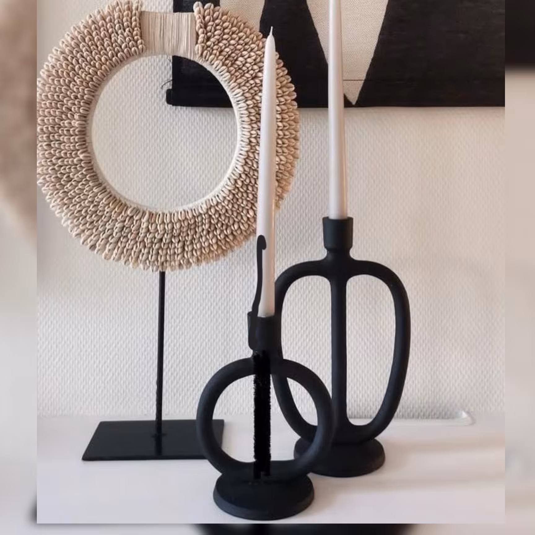 جفت شمعدان  رو میزی خاص و شیک 