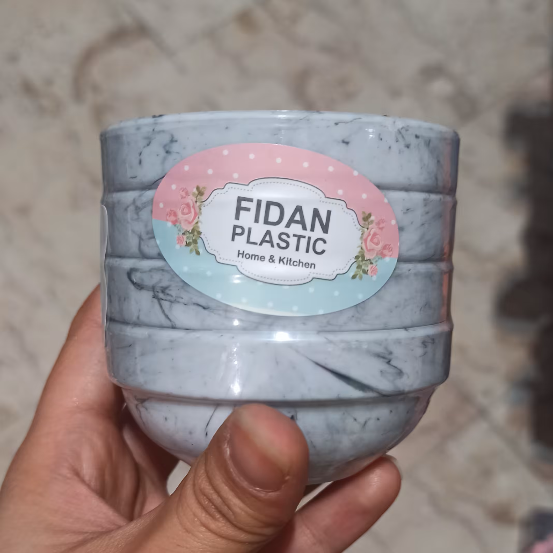 پیاله 4 عددی پلاستیک