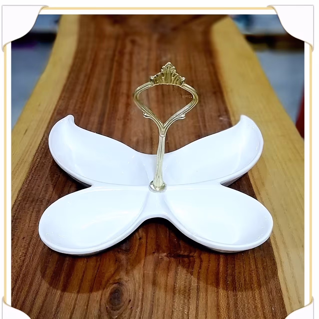 اردو خوری دسته دار 4 خانه سرامیک 