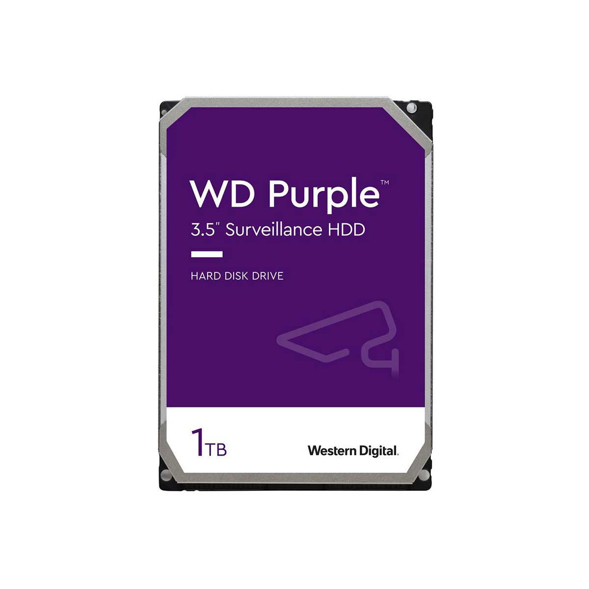 مشخصات، قیمت و خرید هارددیسک اینترنال وسترن دیجیتال مدل Purple WD10PURZ ظرفیت 1 ترابایت