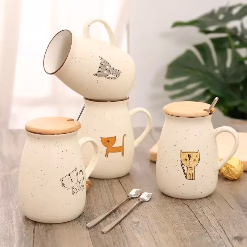 ماگ گربه خنگول