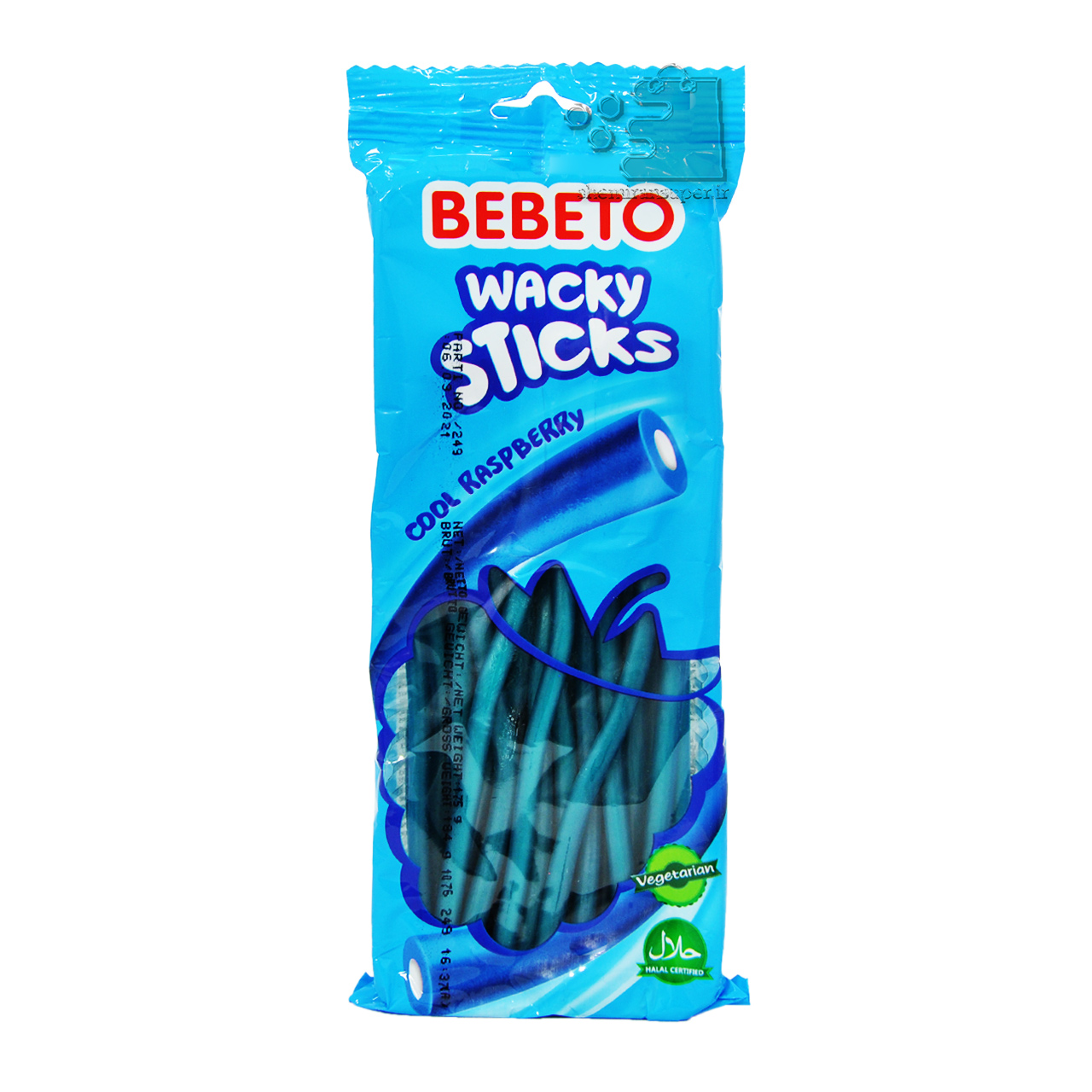 پاستیل لوله ای کول رزبری 180 گرم ببتو - bebeto