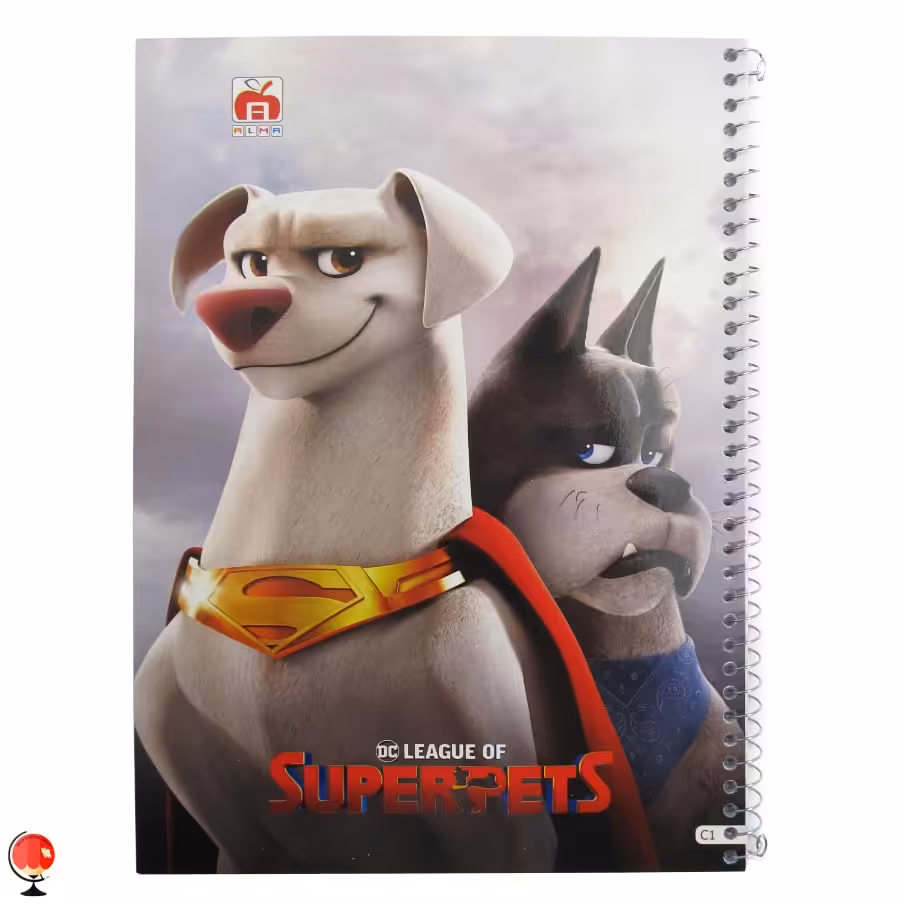 دفتر مشق 40 برگ سیمی طرح لیگ قهرمانان حیوانات نهال