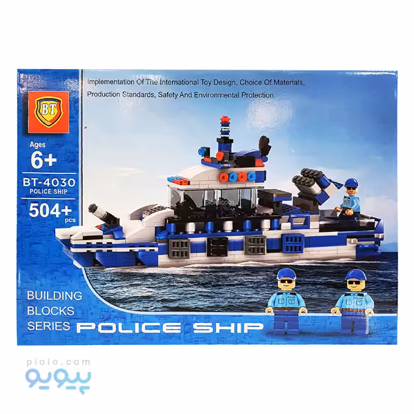 لگو کشتی پلیس BT مدل 4030 تک و عمده